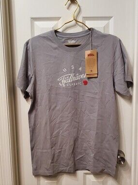 Fjallraven Gray Short-Sleeve Logo Tee Size Medium